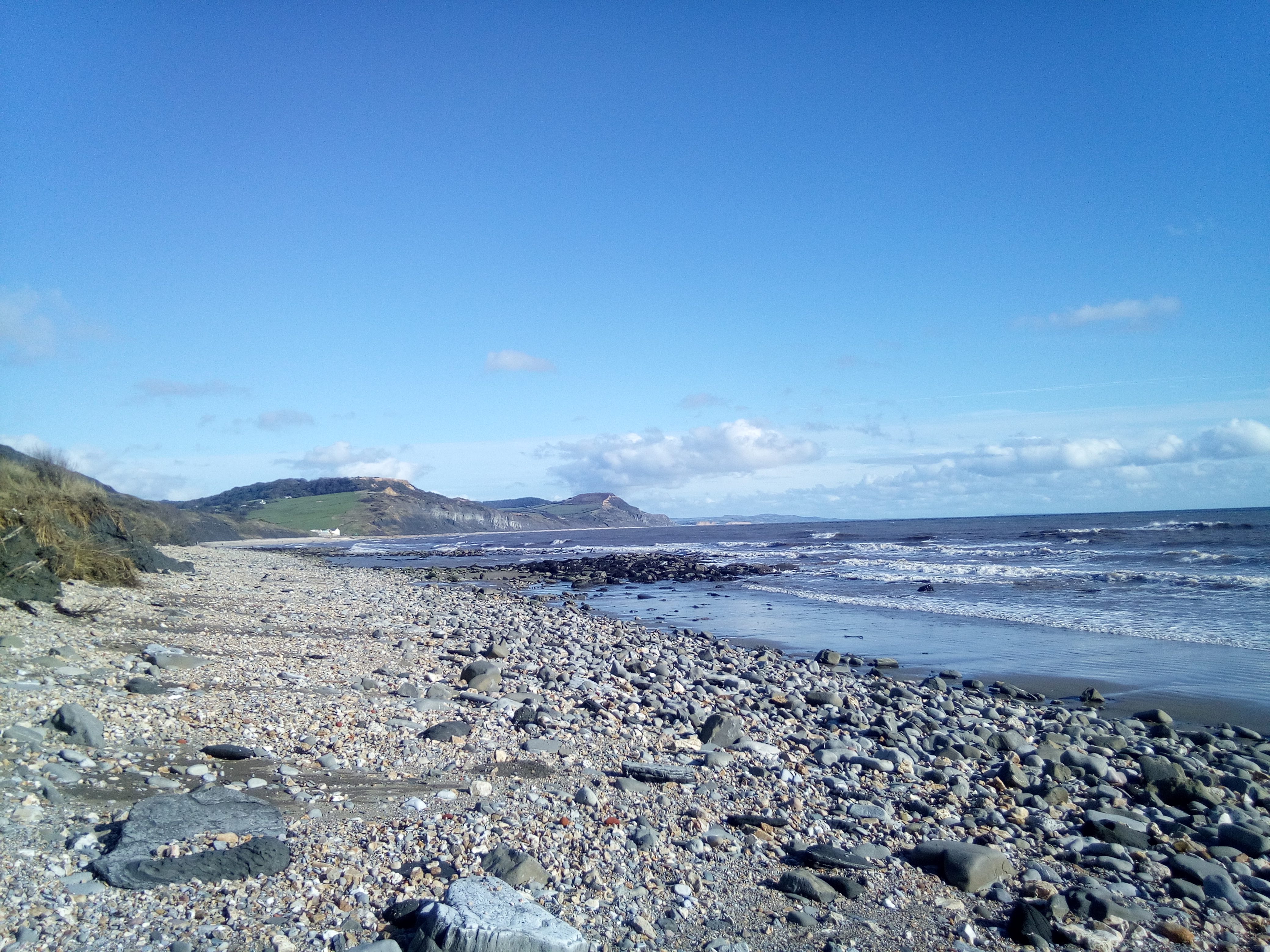 Coastline nearby The jurassic coast